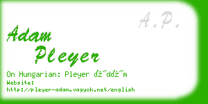 adam pleyer business card